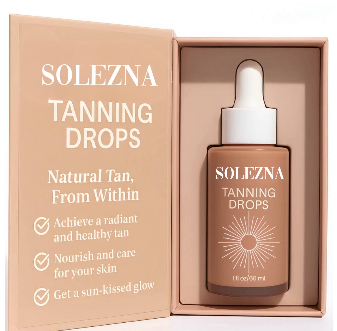 Tanning Face Serum Drops